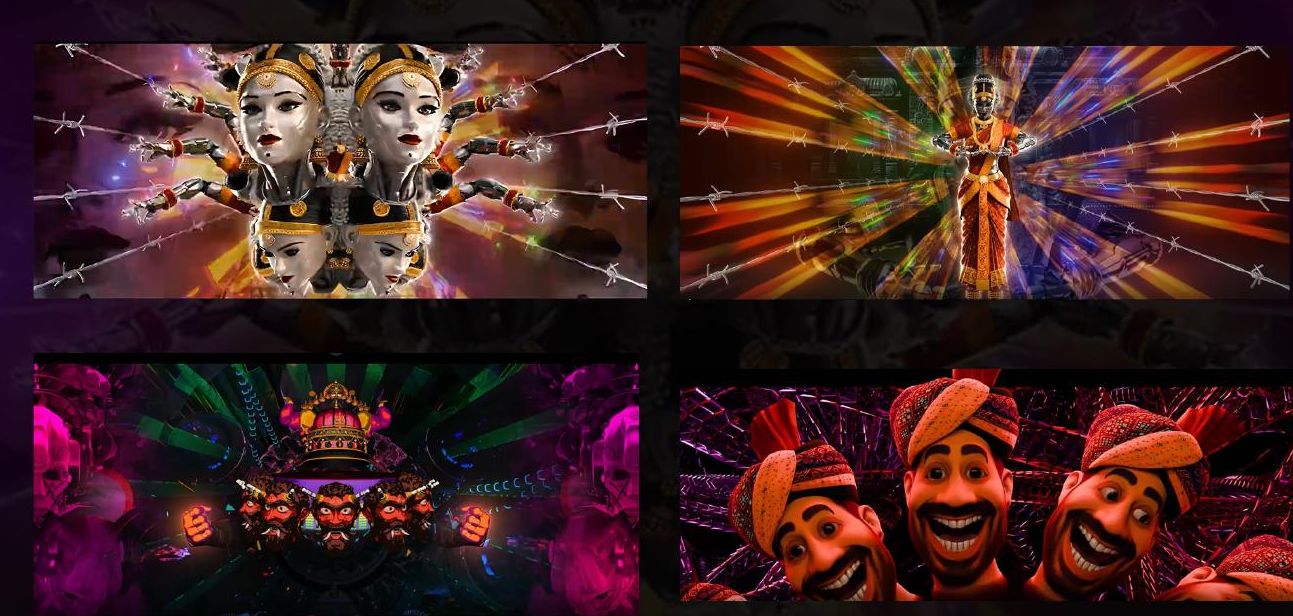 Nucleya × Lollapalooza — visuals by Zero Design Studio